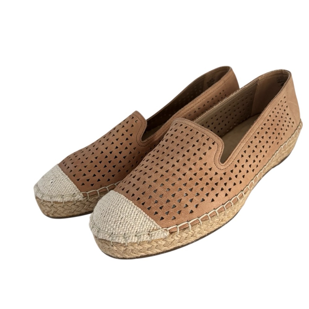 Bella Vitas Channing Flats Geometric Cutouts Espadrilles Wedge Heel Round Toe